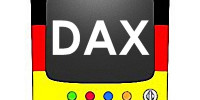 dax bolsa en la pantalla